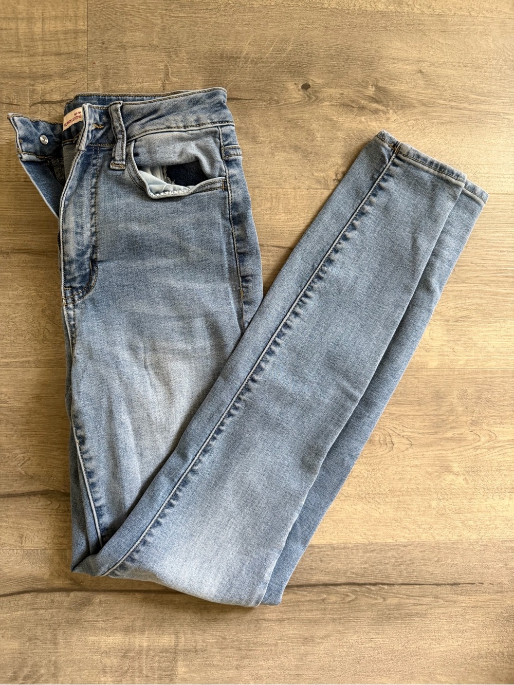SO Light Blue Skinny Jeans for Women